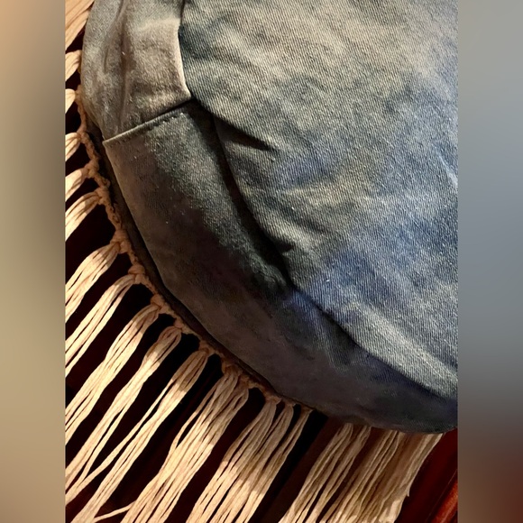 SOLD🔴 New NWT BLUE DENIM HANDCROCHETED BOHEMIAN SHOULDER BAG - Picture 12 of 15